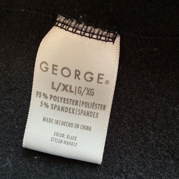 𝅺George fleece lined leggings size L/XL - Picture 3 of 5